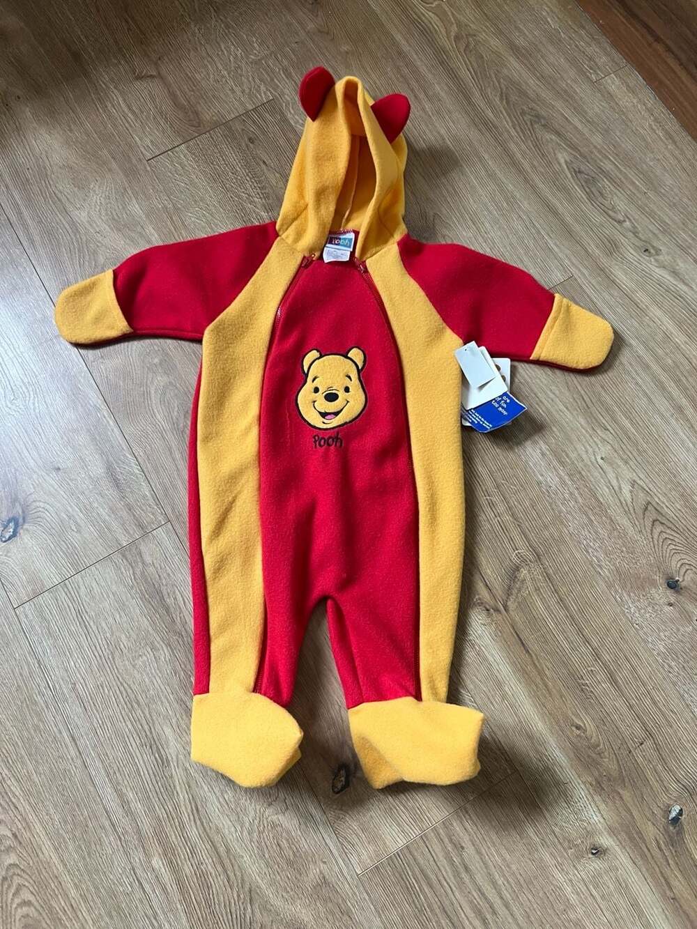 VINTAGE Disney Winnie the Pooh Fleece Bunting NWT Deadstock 90s Y2K